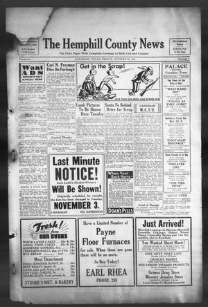 The Hemphill County News (Canadian, Tex), Vol. 5, No. 7, Ed. 1, Friday, October 30, 1942