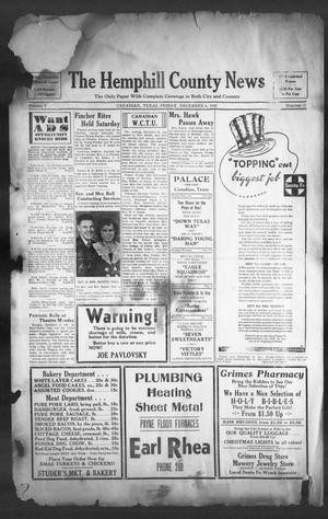 The Hemphill County News (Canadian, Tex), Vol. 5, No. 12, Ed. 1, Friday, December 4, 1942