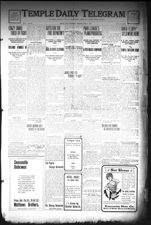 Temple Daily Telegram (Temple, Tex.), Vol. 2, No. 114, Ed. 1 Wednesday, March 31, 1909