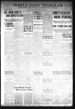 Temple Daily Telegram (Temple, Tex.), Vol. 10, No. 110, Ed. 1 Friday, March 9, 1917