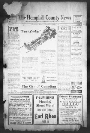 The Hemphill County News (Canadian, Tex), Vol. 5, No. 13, Ed. 1, Friday, December 11, 1942