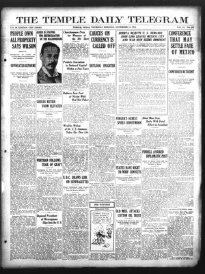 The Temple Daily Telegram (Temple, Tex.), Vol. 6, No. 315, Ed. 1 Thursday, November 13, 1913