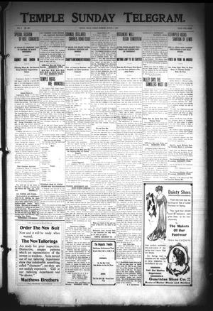Temple Daily Telegram (Temple, Tex.), Vol. 2, No. 100, Ed. 1 Sunday, March 7, 1909