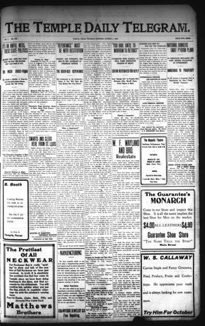 The Temple Daily Telegram. (Temple, Tex.), Vol. 1, No. 272, Ed. 1 Thursday, October 1, 1908