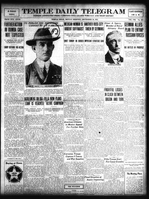Temple Daily Telegram (Temple, Tex.), Vol. 8, No. 307, Ed. 1 Monday, September 20, 1915