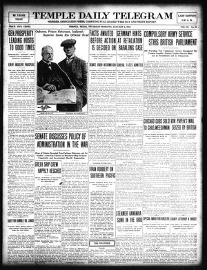 Temple Daily Telegram (Temple, Tex.), Vol. 9, No. 51, Ed. 1 Thursday, January 6, 1916