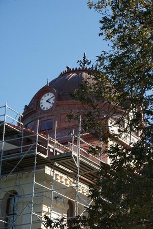 [Scaffolding by Courthouse]