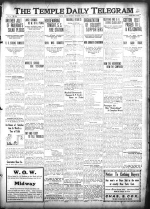 The Temple Daily Telegram (Temple, Tex.), Vol. 3, No. 192, Ed. 1 Thursday, June 30, 1910