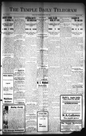 The Temple Daily Telegram (Temple, Tex.), Vol. 1, No. 188, Ed. 1 Wednesday, June 24, 1908