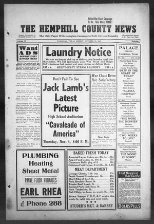 The Hemphill County News (Canadian, Tex), Vol. 6, No. 7, Ed. 1, Friday, October 29, 1943