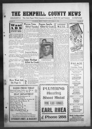 The Hemphill County News (Canadian, Tex), Vol. 6, No. 12, Ed. 1, Friday, December 17, 1943