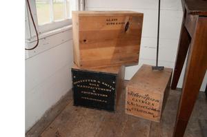 [Three Wooden Boxes]