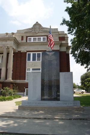 [Photograph of a Memorial to Veterans]
