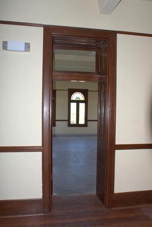 Primary view of object titled '[Photograph of an Open Door]'.