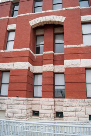 [Side of Red Brick Building]