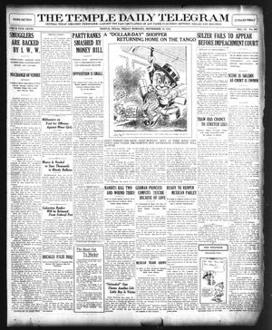 The Temple Daily Telegram (Temple, Tex.), Vol. 6, No. 262, Ed. 1 Friday, September 19, 1913