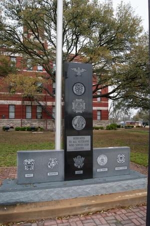 [Photograph of Veterans Memorial]