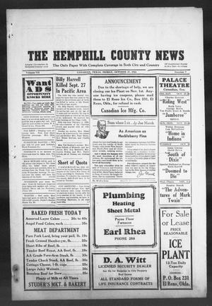 The Hemphill County News (Canadian, Tex), Vol. 7, No. 7, Ed. 1, Friday, October 27, 1944