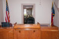Primary view of [Chair Behind Judge's Bench]