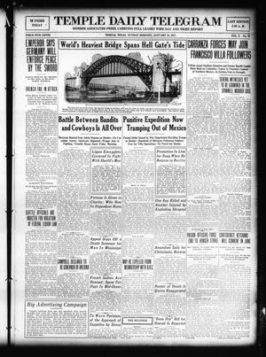 Temple Daily Telegram (Temple, Tex.), Vol. 10, No. 70, Ed. 1 Sunday, January 28, 1917