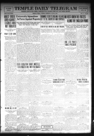 Temple Daily Telegram (Temple, Tex.), Vol. 10, No. 205, Ed. 1 Tuesday, June 12, 1917