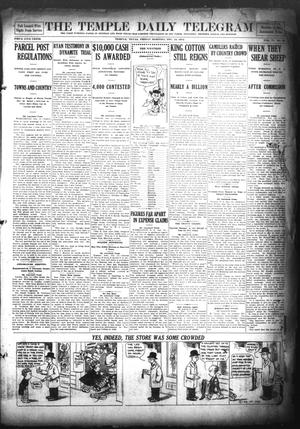 The Temple Daily Telegram (Temple, Tex.), Vol. 6, No. 22, Ed. 1 Friday, December 13, 1912