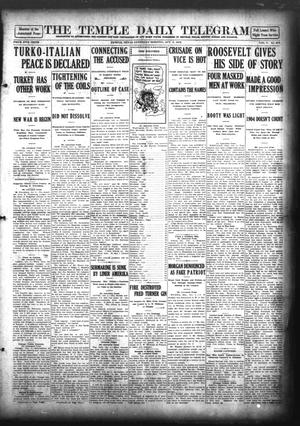 The Temple Daily Telegram (Temple, Tex.), Vol. 5, No. 276, Ed. 1 Saturday, October 5, 1912