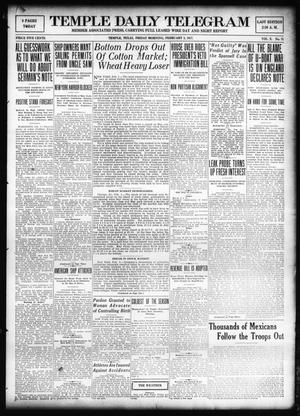 Temple Daily Telegram (Temple, Tex.), Vol. 10, No. 75, Ed. 1 Friday, February 2, 1917