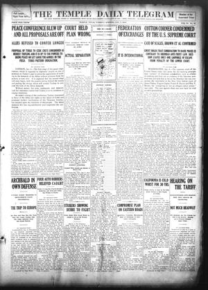 The Temple Daily Telegram (Temple, Tex.), Vol. 6, No. 43, Ed. 1 Tuesday, January 7, 1913