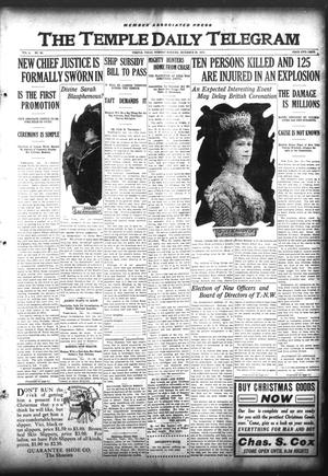 The Temple Daily Telegram (Temple, Tex.), Vol. 4, No. 26, Ed. 1 Tuesday, December 20, 1910
