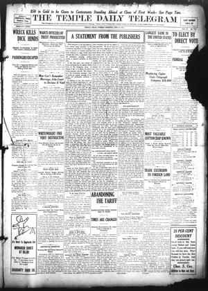 The Temple Daily Telegram (Temple, Tex.), Vol. 4, No. 175, Ed. 1 Tuesday, June 13, 1911