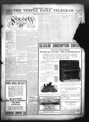 The Temple Daily Telegram (Temple, Tex.), Vol. 4, No. 186, Ed. 1 Sunday, June 25, 1911