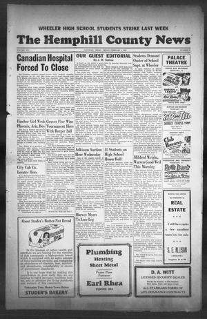 Primary view of object titled 'The Hemphill County News (Canadian, Tex), Vol. 8, No. 21, Ed. 1, Friday, February 1, 1946'.