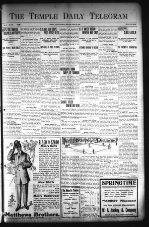 The Temple Daily Telegram (Temple, Tex.), Vol. 1, No. 137, Ed. 1 Saturday, April 25, 1908