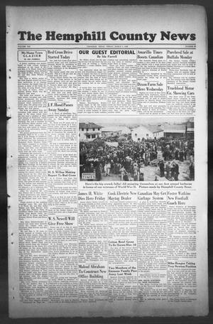 Primary view of object titled 'The Hemphill County News (Canadian, Tex), Vol. 8, No. 25, Ed. 1, Friday, March 1, 1946'.