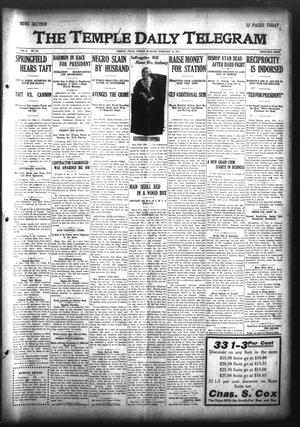 The Temple Daily Telegram (Temple, Tex.), Vol. 4, No. 72, Ed. 1 Sunday, February 12, 1911