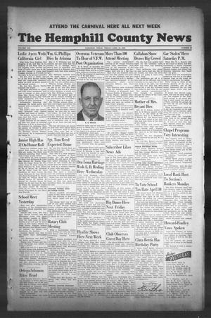 Primary view of object titled 'The Hemphill County News (Canadian, Tex), Vol. 8, No. 32, Ed. 1, Friday, April 19, 1946'.
