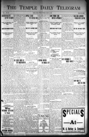 The Temple Daily Telegram (Temple, Tex.), Vol. 1, No. 115, Ed. 1 Tuesday, March 31, 1908