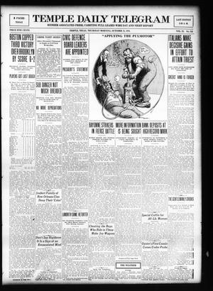 Temple Daily Telegram (Temple, Tex.), Vol. 9, No. 332, Ed. 1 Thursday, October 12, 1916