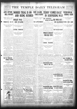 The Temple Daily Telegram (Temple, Tex.), Vol. 5, No. 123, Ed. 1 Wednesday, April 10, 1912
