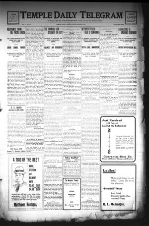 Temple Daily Telegram (Temple, Tex.), Vol. 2, No. 107, Ed. 1 Tuesday, March 23, 1909
