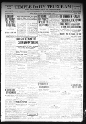 Temple Daily Telegram (Temple, Tex.), Vol. 10, No. 328, Ed. 1 Saturday, October 13, 1917