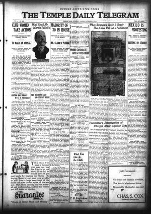 The Temple Daily Telegram (Temple, Tex.), Vol. 3, No. 305, Ed. 1 Thursday, November 10, 1910