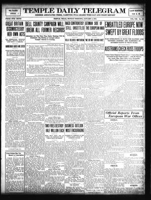 Temple Daily Telegram (Temple, Tex.), Vol. 8, No. 48, Ed. 1 Monday, January 4, 1915