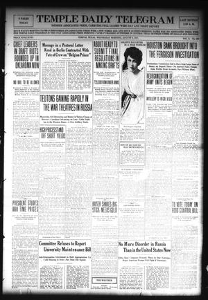 Temple Daily Telegram (Temple, Tex.), Vol. 10, No. 262, Ed. 1 Wednesday, August 8, 1917