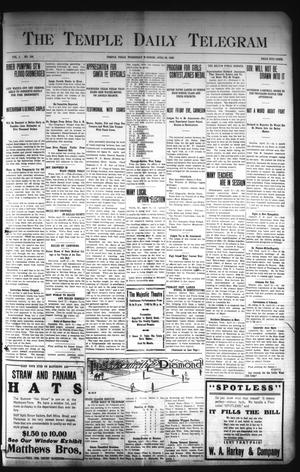 The Temple Daily Telegram (Temple, Tex.), Vol. 1, No. 134, Ed. 1 Wednesday, April 22, 1908