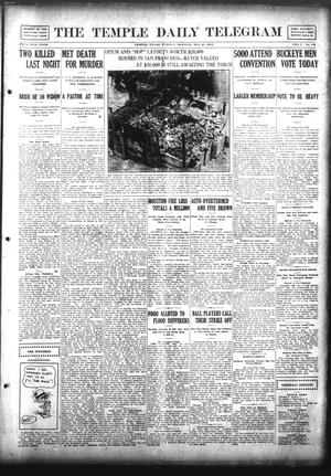 The Temple Daily Telegram (Temple, Tex.), Vol. 5, No. 158, Ed. 1 Tuesday, May 21, 1912