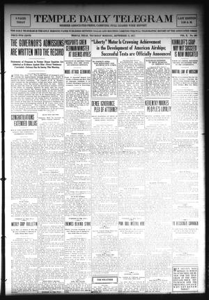 Temple Daily Telegram (Temple, Tex.), Vol. 10, No. 298, Ed. 1 Thursday, September 13, 1917