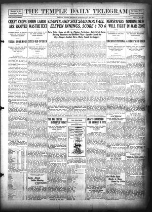 The Temple Daily Telegram (Temple, Tex.), Vol. 5, No. 280, Ed. 1 Thursday, October 10, 1912
