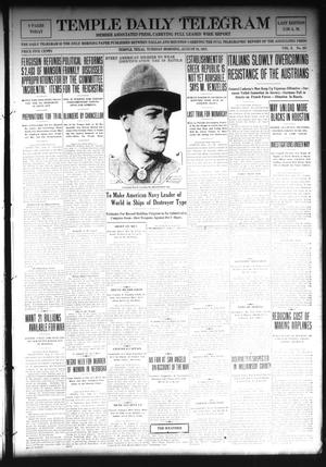 Temple Daily Telegram (Temple, Tex.), Vol. 10, No. 282, Ed. 1 Tuesday, August 28, 1917